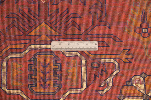 Khan Mohammadi Red Hand Knotted 40 X 61 Area Rug 700-145769 Image 6
