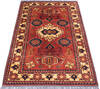 Khan Mohammadi Red Hand Knotted 40 X 61 Area Rug 700-145769 Thumb 1