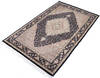 Pak-Persian Black Hand Knotted 40 X 65  Area Rug 700-145770 Thumb 2