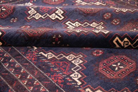 Baluch Blue Hand Knotted 45 X 63 Area Rug 700-145771 Image 5