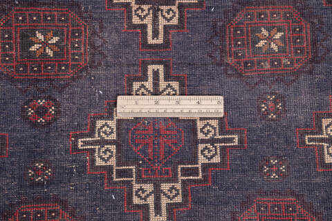 Baluch Blue Hand Knotted 45 X 63 Area Rug 700-145771 Image 6