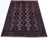 Baluch Blue Hand Knotted 45 X 63 Area Rug 700-145771 Thumb 1