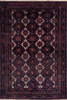 Baluch Blue Hand Knotted 45 X 63 Area Rug 700-145771 Thumb 0