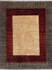 Gabbeh Beige Hand Knotted 50 X 65  Area Rug 700-145778 Thumb 0