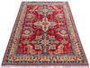 Kazak Red Hand Knotted 50 X 71  Area Rug 700-145784 Thumb 1