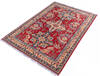 Kazak Red Hand Knotted 50 X 71  Area Rug 700-145784 Thumb 2