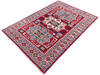 Kazak Red Hand Knotted 40 X 510  Area Rug 700-145785 Thumb 2