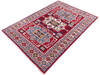 Kazak Red Hand Knotted 40 X 510 Area Rug 700-145785 Thumb 2