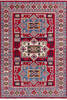 Kazak Red Hand Knotted 40 X 510  Area Rug 700-145785 Thumb 0