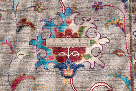 Kazak Grey Hand Knotted 58 X 80 Area Rug 700-145786 Image 6