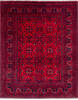 Khan Mohammadi Red Hand Knotted 50 X 62  Area Rug 700-145789 Thumb 0