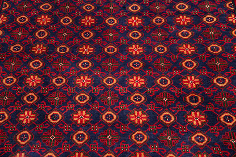 Khan Mohammadi Blue Hand Knotted 58 X 710 Area Rug 700-145791 Image 3