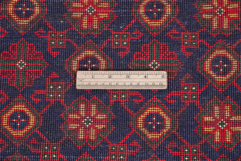 Khan Mohammadi Blue Hand Knotted 58 X 710 Area Rug 700-145791 Image 6