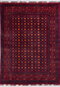 Khan Mohammadi Blue Hand Knotted 5'8" X 7'10"  Area Rug 700-145791