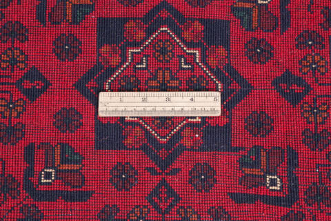 Khan Mohammadi Red Hand Knotted 57 X 80 Area Rug 700-145792 Image 6