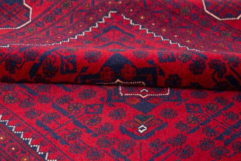 Khan Mohammadi Red Hand Knotted 58 X 79 Area Rug 700-145794 Image 5