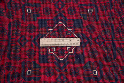 Khan Mohammadi Red Hand Knotted 58 X 79 Area Rug 700-145794 Image 6