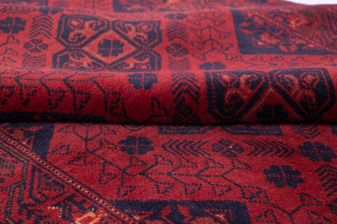 Khan Mohammadi Red Hand Knotted 41 X 66 Area Rug 700-145795 Image 5
