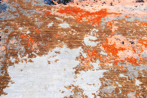 Modern Multicolor Hand Knotted 80 X 103 Area Rug 700-145800 Image 3