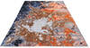 Modern Multicolor Hand Knotted 80 X 103  Area Rug 700-145800 Thumb 1