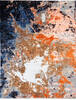 Modern Multicolor Hand Knotted 80 X 103  Area Rug 700-145800 Thumb 0