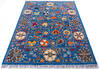 Chobi Blue Hand Knotted 51 X 66  Area Rug 700-145806 Thumb 1