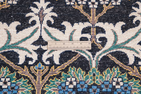 Chobi Black Hand Knotted 410 X 66 Area Rug 700-145807 Image 6