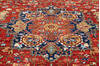 Chobi Red Hand Knotted 82 X 100 Area Rug 700-145816 Thumb 3