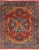 Chobi Red Hand Knotted 82 X 100  Area Rug 700-145816 Thumb 0