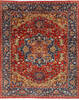 Chobi Red Hand Knotted 82 X 100 Area Rug 700-145816 Thumb 0