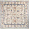 Chobi Beige Square Hand Knotted 100 X 100  Area Rug 700-145820 Thumb 0