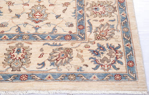 Chobi Beige Hand Knotted 82 X 130 Area Rug 700-145821 Image 4