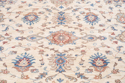 Chobi Beige Hand Knotted 67 X 130 Area Rug 700-145822 Image 3