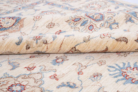 Chobi Beige Hand Knotted 67 X 130 Area Rug 700-145822 Image 5