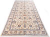 Chobi Beige Hand Knotted 67 X 130  Area Rug 700-145822 Thumb 1