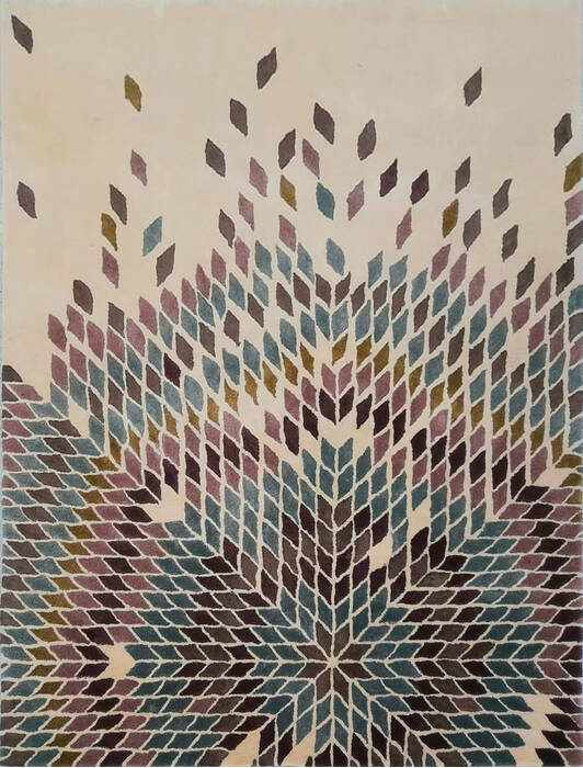 Modern Multicolor Hand Tufted 60 X 90  Area Rug 902-145856 Image 0