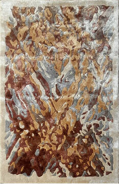 Modern Multicolor Hand Tufted 5'0" X 8'0"  Area Rug 902-145858