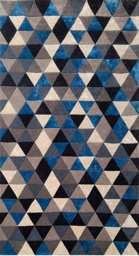 Modern Multicolor Hand Tufted 4'0" X 6'0"  Area Rug 902-145860