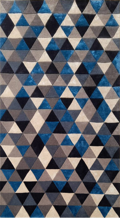 Modern Multicolor Hand Tufted 50 X 80  Area Rug 902-145861 Image 0