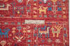 Chobi Red Hand Knotted 48 X 61  Area Rug 700-145863 Thumb 6