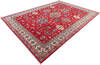 Kazak Red Hand Knotted 100 X 139  Area Rug 700-145864 Thumb 2