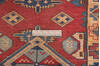 Kazak Red Runner Hand Knotted 27 X 102  Area Rug 700-145865 Thumb 6