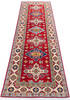 Kazak Red Runner Hand Knotted 27 X 80  Area Rug 700-145867 Thumb 1