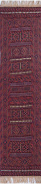 Kilim Red Runner Hand Knotted 2'2" X 9'3"  Area Rug 700-145873