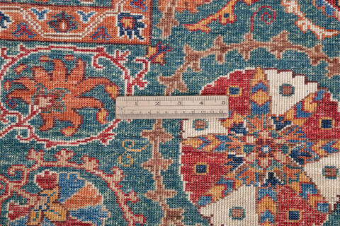 Chobi Green Hand Knotted 41 X 57 Area Rug 700-145876 Image 6