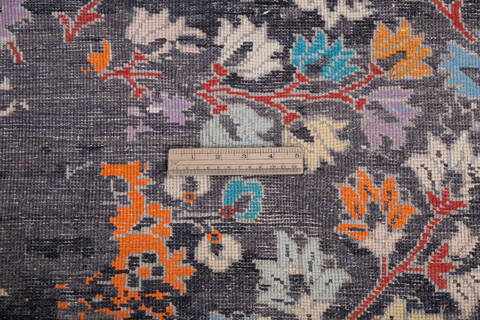 Modern Multicolor Hand Knotted 90 X 120 Area Rug 700-145877 Image 6