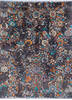 Modern Multicolor Hand Knotted 90 X 120 Area Rug 700-145877 Thumb 0