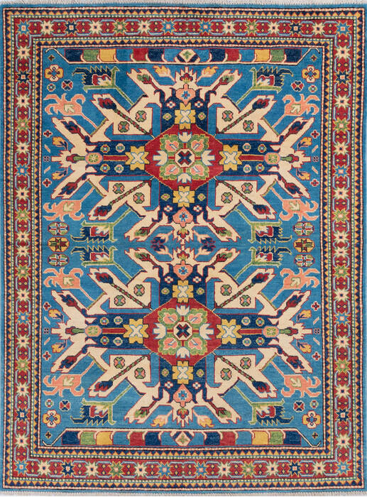 Kazak Blue Hand Knotted 50 X 68 Area Rug 700-145884 Image 0