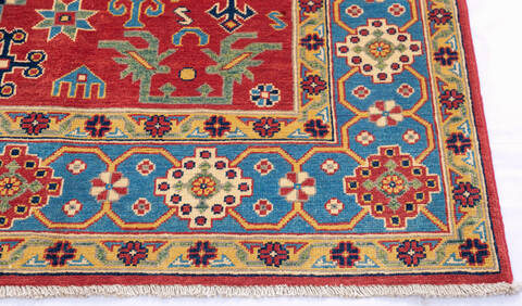 Kazak Blue Hand Knotted 66 X 102 Area Rug 700-145885 Image 4