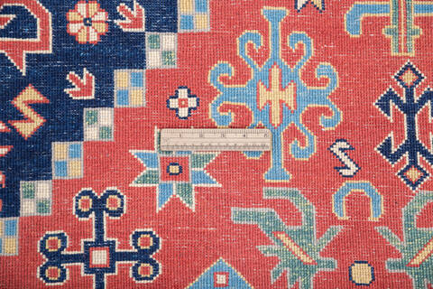 Kazak Blue Hand Knotted 66 X 102 Area Rug 700-145885 Image 6